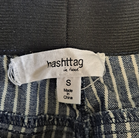 Hashttag in trend Flare Striped pants with an elastic waist Size small - Picture 11 of 16